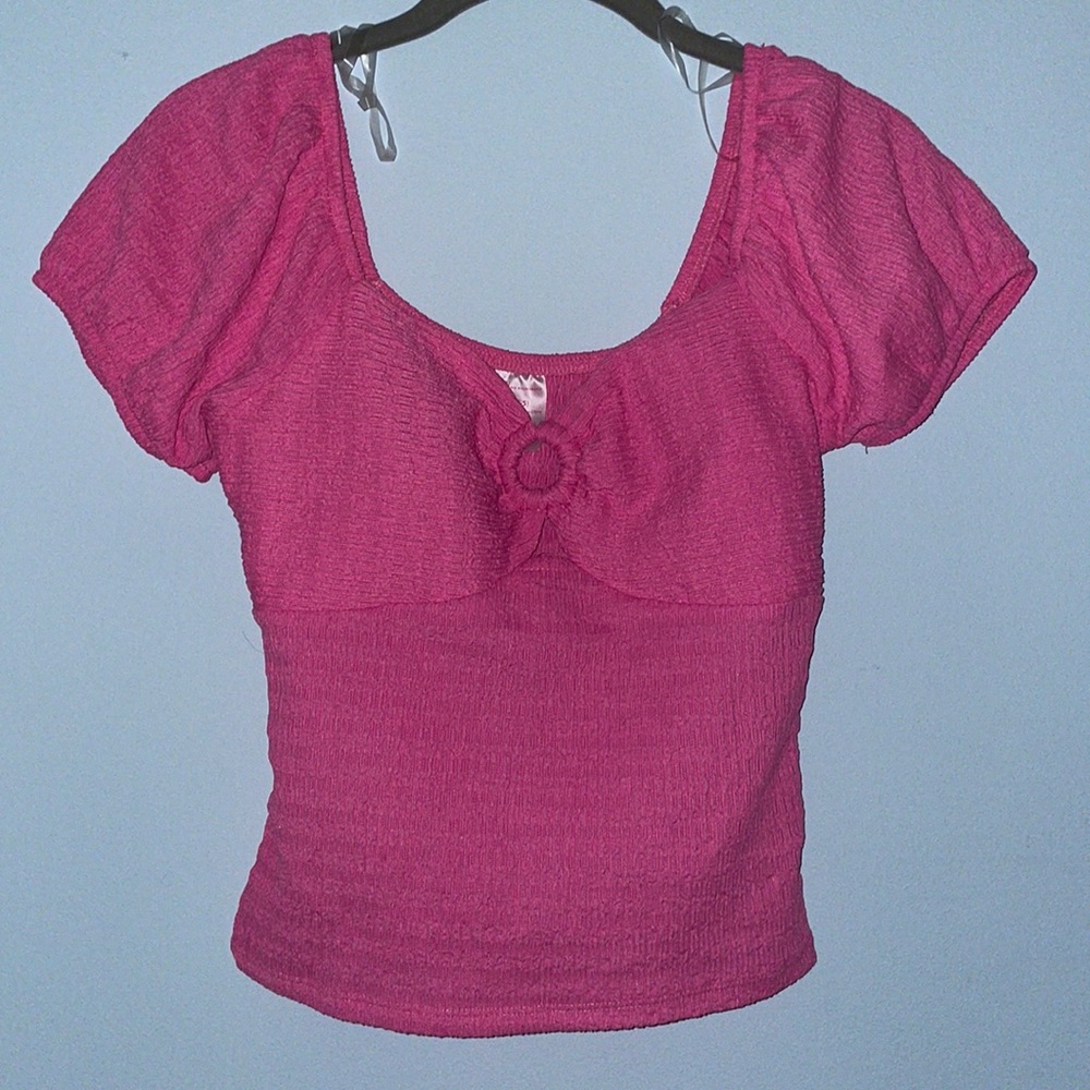 No Boundaries Pink Crop Top